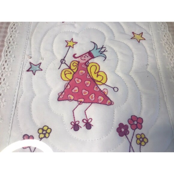 Laura Ashley Quilted Fairy Framed Pictures Set of Two Child's Room Decor - Picture 3 of 9